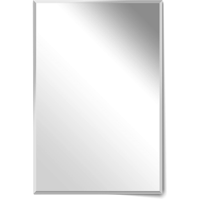 Homestyle Rahmenloser Facettenspiegel Wandspiegel Facettenschliff Rahmenlos Made in Germany (50 x 70 cm) Spiegel Facets Mirror