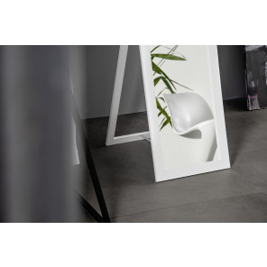 deko-werk24 Standspiegel Emelia 40 x 160 cm Holz foliert Ganzkörperspiegel Mirror (weiß)