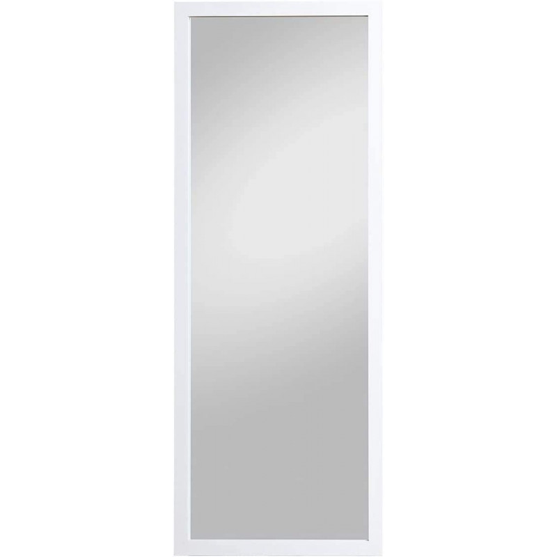 Wandspiegel Leonie 50 x 150 cm Rahmenfarbe weiß glänzend Holz MDF Ganzkörperspiegel Mirror Made in Germany